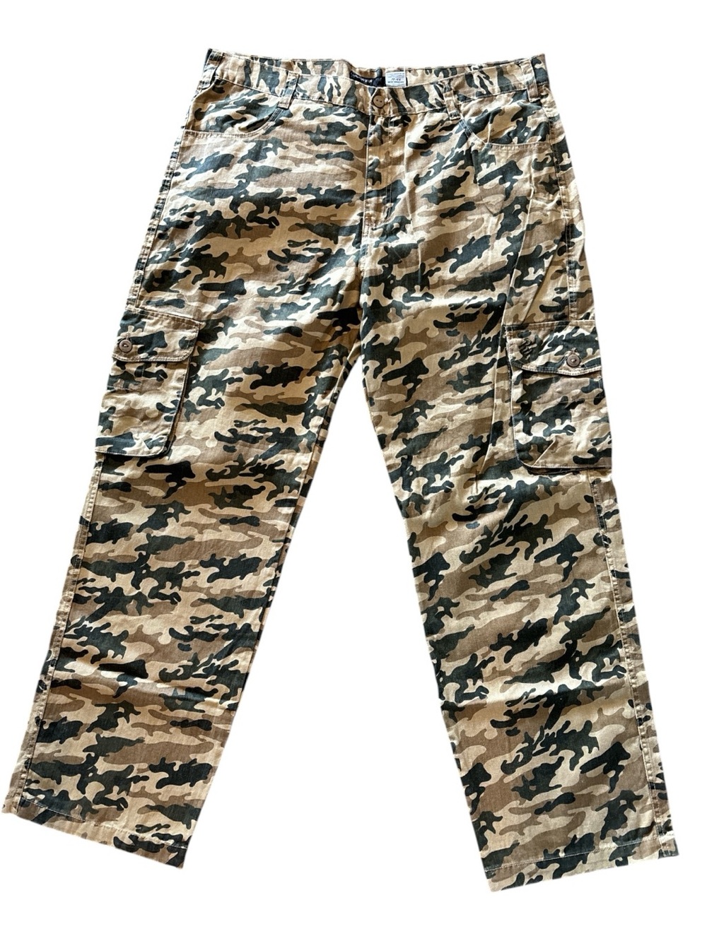 Rocawear Men's Camo Cargo Pants - Tan and Brown